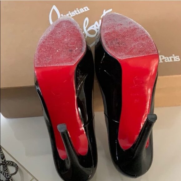 Christian Louboutin Patent Platform Heel - Picture 1 of 4